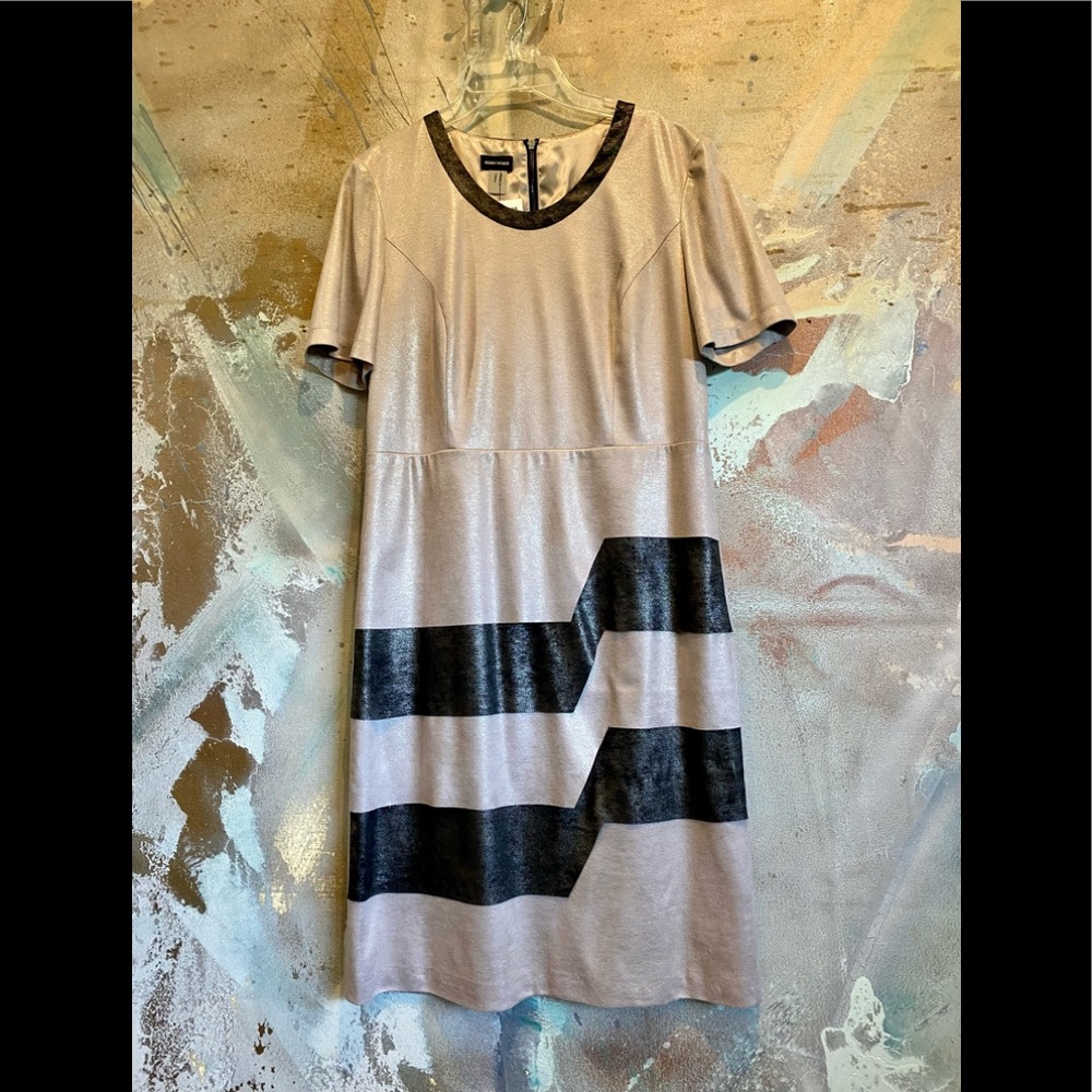 GERRY WEBER Women’s Contemporary Dress - size 8 - Grey & Black Colors - NWT!